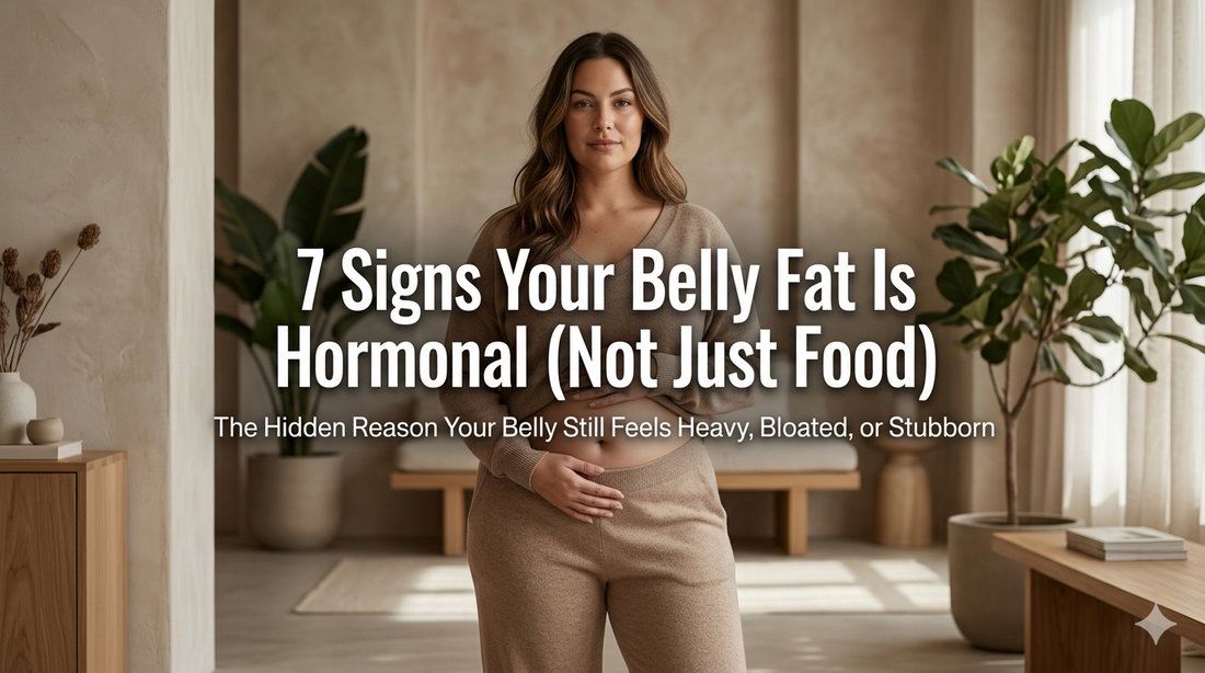 7 Signs Your Belly Fat Is Hormonal (Not Just Food)